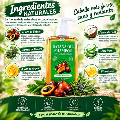 Shampoo de Aceite de Batana® - Tratamiento Capilar Anticaída y Crecimiento