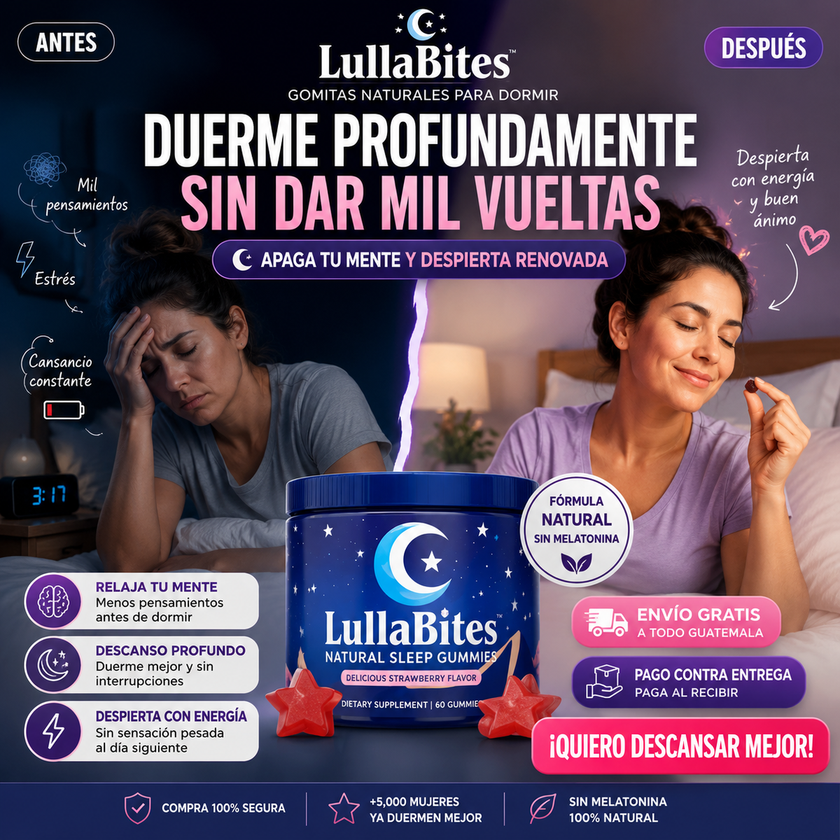 Lullabites - Gomitas Naturales para un sueño profundo y reparador