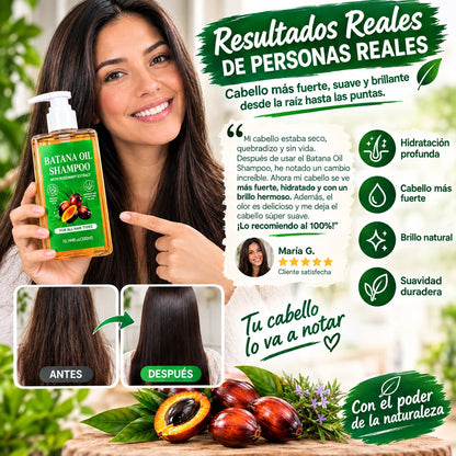 Shampoo de Aceite de Batana® - Tratamiento Capilar Anticaída y Crecimiento