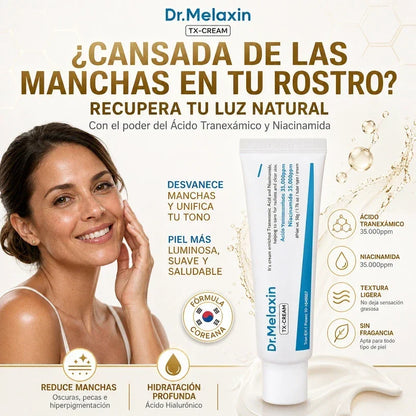 DR MELAXIN TX™ Ayuda a Reducir Manchas y Recuperar la Luminosidad Natural
