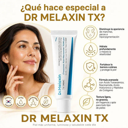 DR MELAXIN TX™ Ayuda a Reducir Manchas y Recuperar la Luminosidad Natural